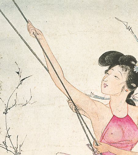 临江-胡也佛的仕女画和最知名的金瓶梅秘戏图